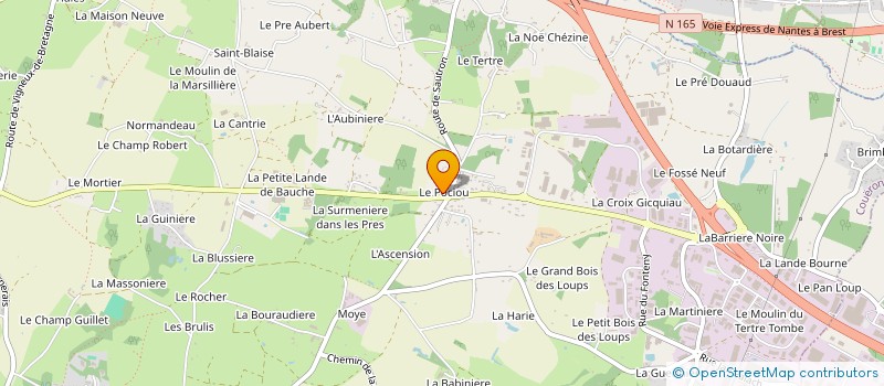 localisation de l'entreprise SCI LANGLOIS à COUERON