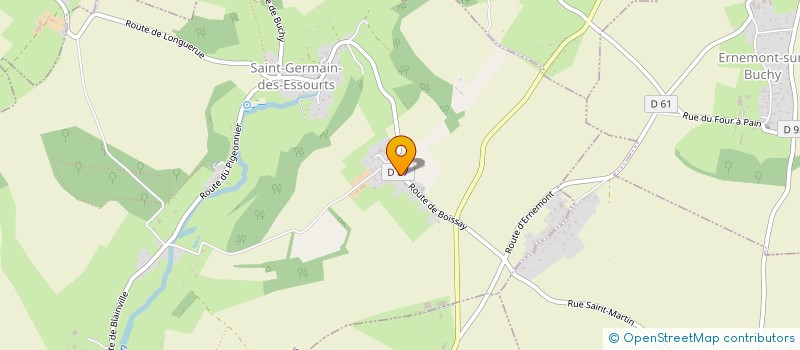 localisation de l'entreprise SCI LANGLOIS  SAINT-GERMAIN-DES-ESSOURTS
