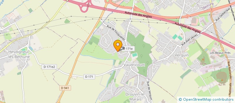 localisation de l'entreprise SCI LANGLOIS BONNET  VAUDRICOURT