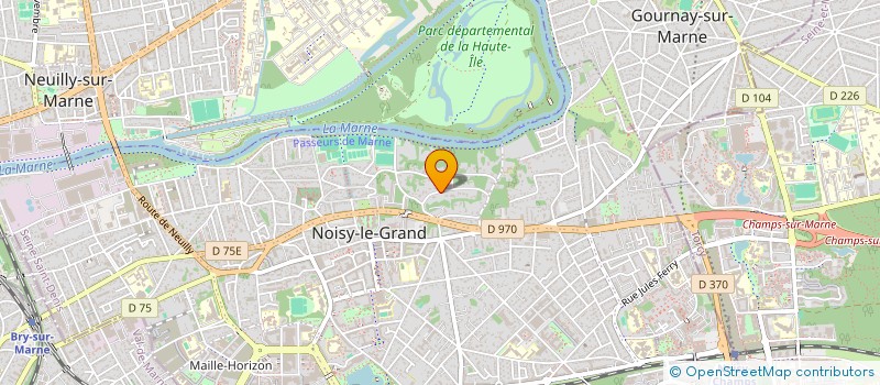 localisation de l'entreprise SCI LANGLOIS FAMILY  NOISY-LE-GRAND