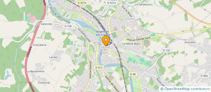 localisation de l'entreprise SCI LANGLOIS TMT à ARGENTON-SUR-CREUSE