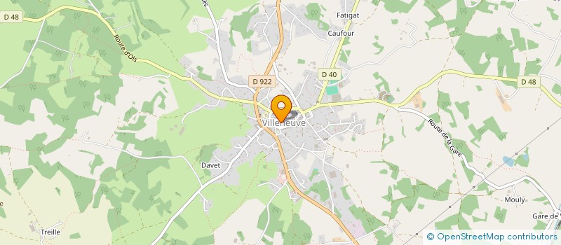 localisation de l'entreprise SCI LANGLOYS PALIS  VILLENEUVE