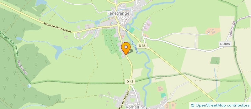 localisation de l'entreprise SCI LANGMATT  FENETRANGE