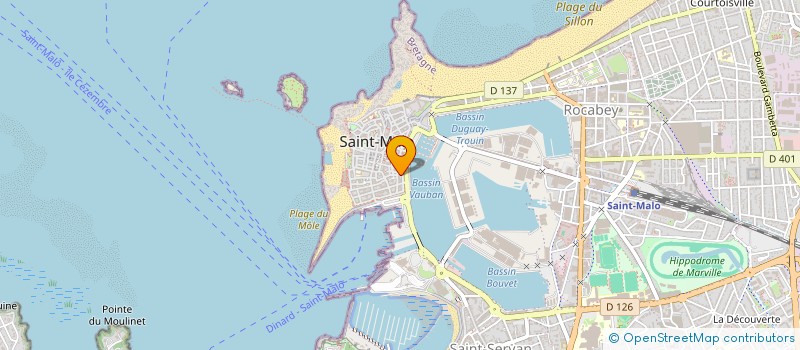 localisation de l'entreprise SCI LANGREE  SAINT-MALO