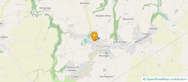 localisation de l'entreprise SCI LANGRISTIN  PLOUNEVEZ-LOCHRIST