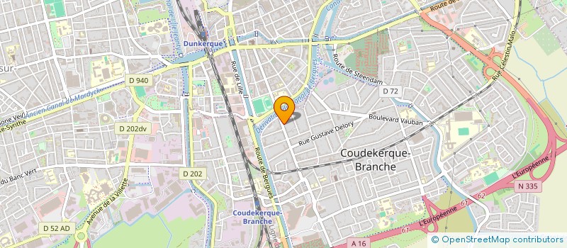 localisation de l'entreprise SCI LANGUINIER  COUDEKERQUE-BRANCHE