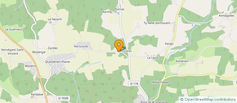 localisation de l'entreprise SCI LANIAKEA  PLOUAY