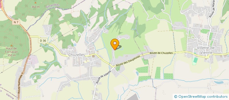 localisation de l'entreprise SCI LANIER  CHUZELLES