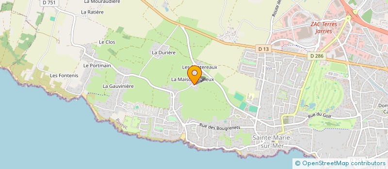 localisation de l'entreprise SCI LANIG  PORNIC