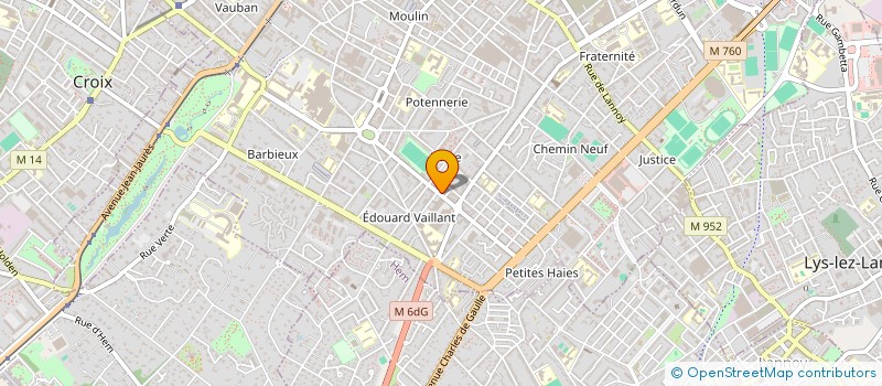 localisation de l'entreprise SCI LANINVEST  ROUBAIX