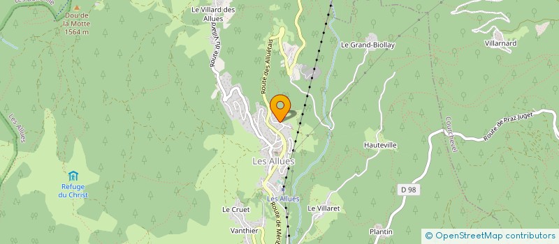 localisation de l'entreprise SCI LANISANTHO  LES ALLUES