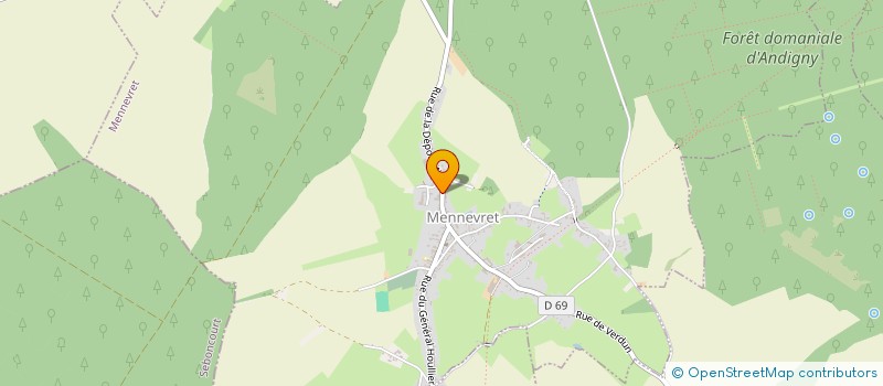 localisation de l'entreprise SCI LANISCOURTOISE  QUIEVY