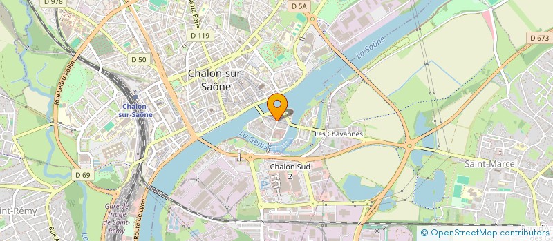 localisation de l'entreprise SCI LANKA  CHALON-SUR-SAONE