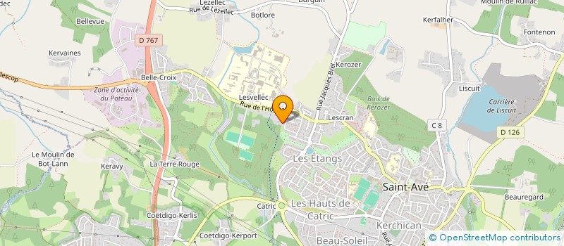 localisation de l'entreprise SCI LANN GUILLEN  SAINT-AVE