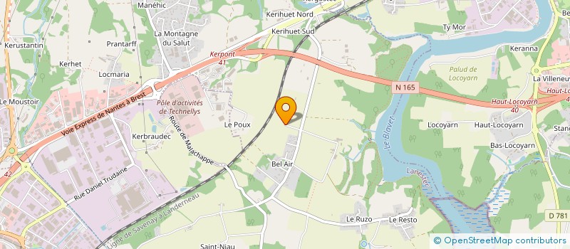 localisation de l'entreprise SCI LANN KERGREIS  LANESTER