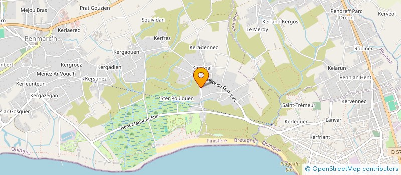 localisation de l'entreprise SCI LANN MOR  PENMARCH