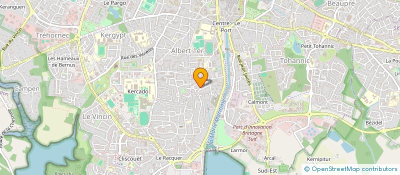localisation de l'entreprise SCI LANN PARC à VANNES