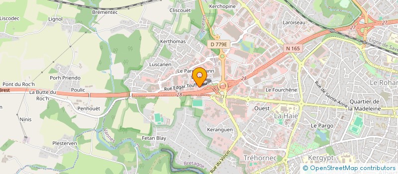 localisation de l'entreprise SCI LANN VRAS  PLOEREN