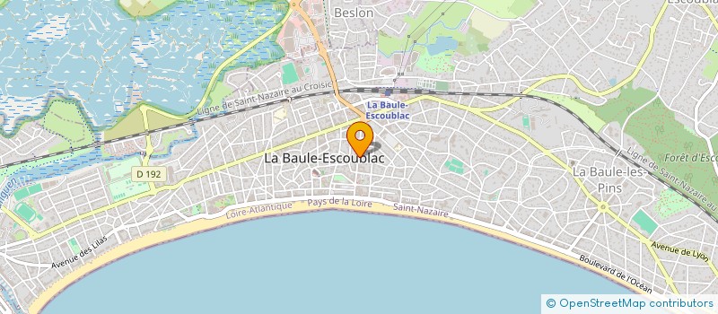 localisation de l'entreprise SCI LANNE  LA BAULE-ESCOUBLAC