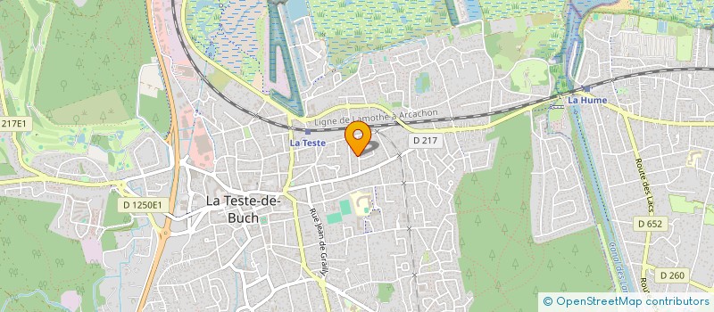 localisation de l'entreprise SCI LANNELUC à LA TESTE-DE-BUCH