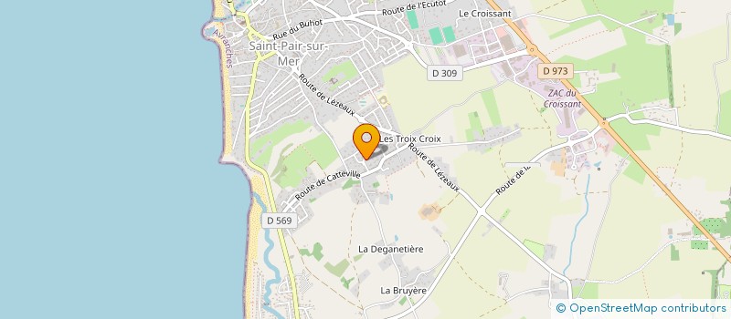 localisation de l'entreprise SCI LANNES  SAINT-PAIR-SUR-MER