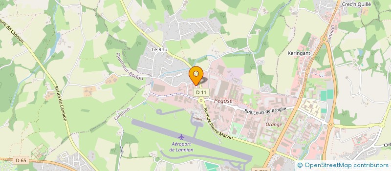 localisation de l'entreprise SCI LANNION  LANNION
