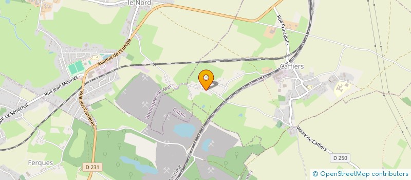 localisation de l'entreprise SCI LANNOY  CAFFIERS