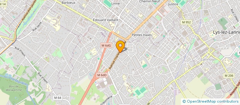 localisation de l'entreprise SCI LANNOY 587  HEM