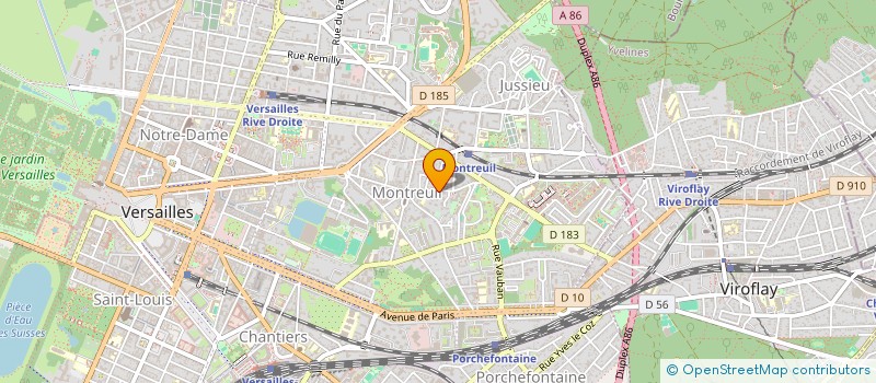 localisation de l'entreprise SCI LANOTTE à VERSAILLES