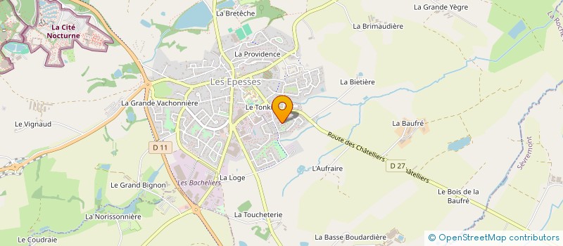 localisation de l'entreprise SCI LANOUEFA  LES EPESSES