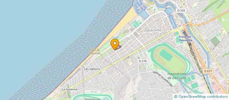 localisation de l'entreprise SCI LANOUVOI à DEAUVILLE