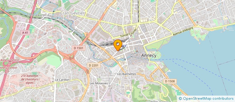 localisation de l'entreprise SCI LANPON à ANNECY