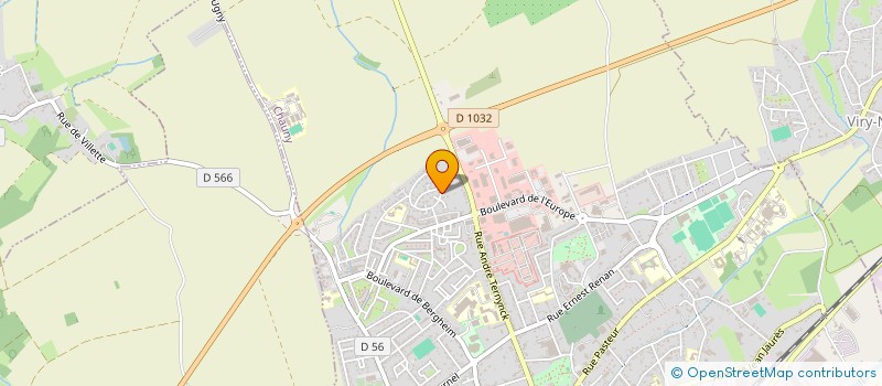 localisation de l'entreprise SCI LANSAU à CHAUNY
