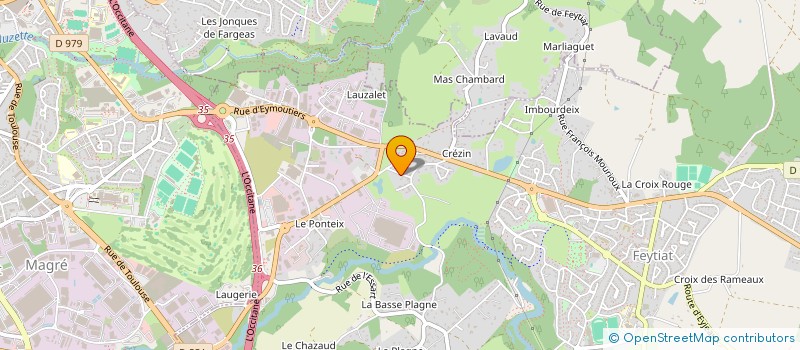 localisation de l'entreprise SCI LANSECOT à FEYTIAT