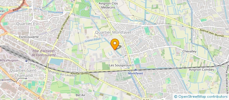 localisation de l'entreprise SCI LANSON  AVIGNON