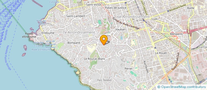 localisation de l'entreprise SCI LANTAGNAC à MARSEILLE