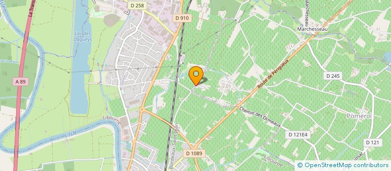 localisation de l'entreprise SCI LANTANABELIA  POMEROL