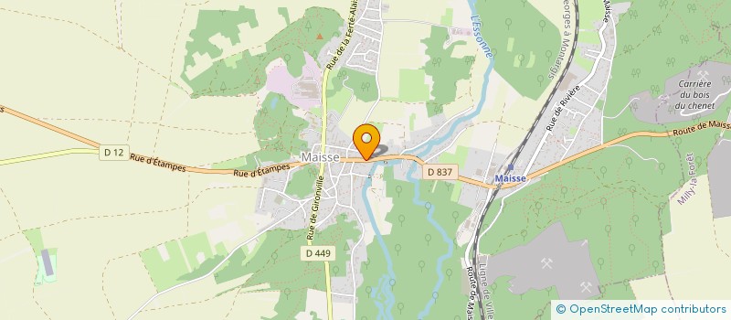 localisation de l'entreprise SCI LANTARA INVEST  GIRONVILLE-SUR-ESSONNE