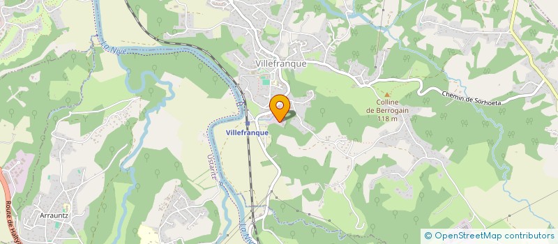 localisation de l'entreprise SCI LANTEGIA  VILLEFRANQUE