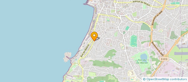 localisation de l'entreprise SCI LANTEGIA à BIARRITZ