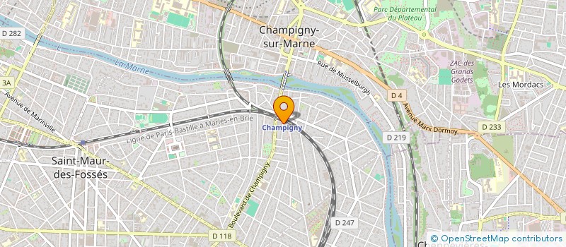 localisation de l'entreprise SCI LANTERNIER à SAINT-MAUR-DES-FOSSES