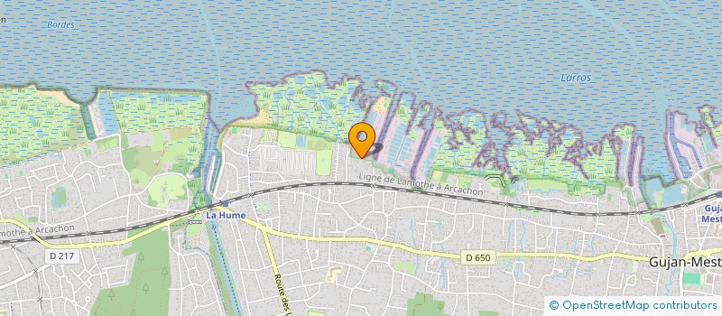 localisation de l'entreprise SCI LANTIER  GUJAN-MESTRAS