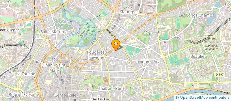 localisation de l'entreprise SCI LANTIERNE  RENNES