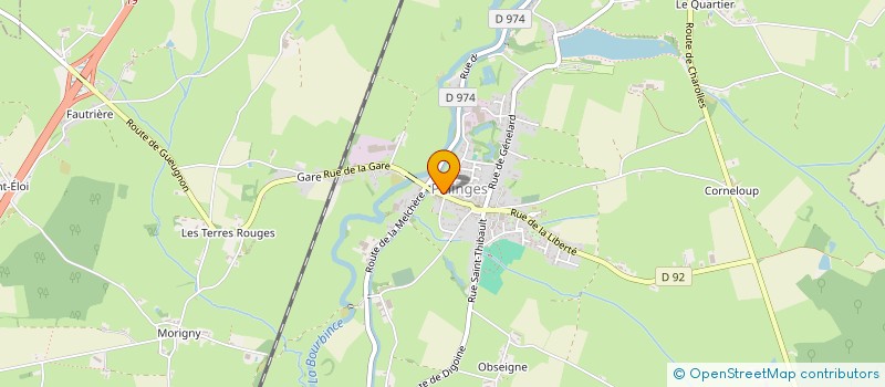 localisation de l'entreprise SCI LANTON SV-TS  PALINGES