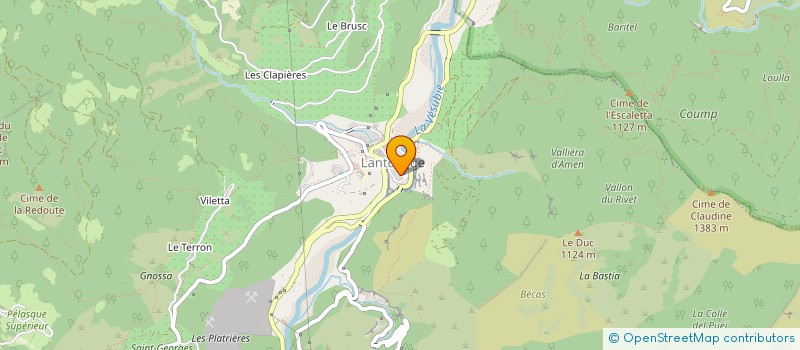 localisation de l'entreprise SCI LANTOSCA  LANTOSQUE