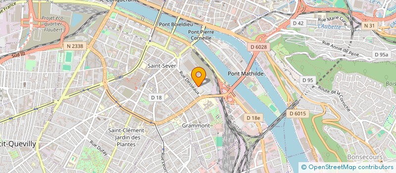 localisation de l'entreprise SCI LANULY à ROUEN