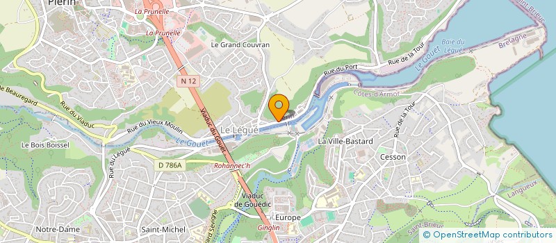 localisation de l'entreprise SCI LANVALLAY IMMO  PLERIN