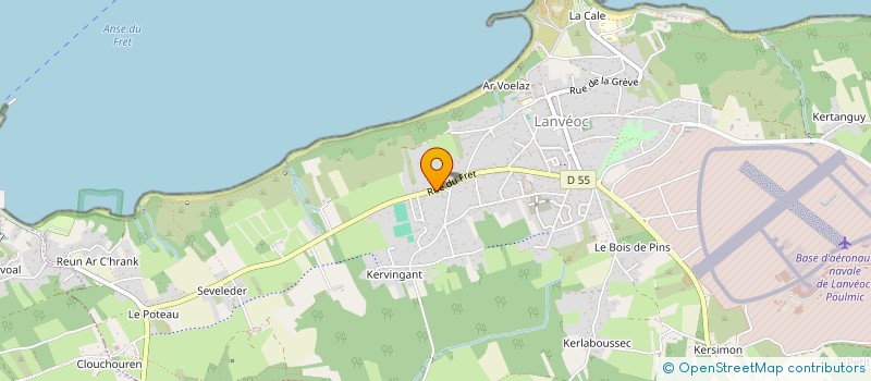 localisation de l'entreprise SCI LANVEOCIENNE  LANVEOC