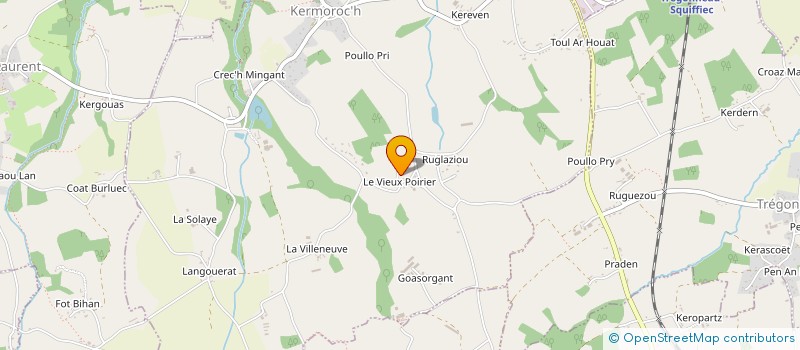 localisation de l'entreprise SCI LANVEUR  KERMOROCH