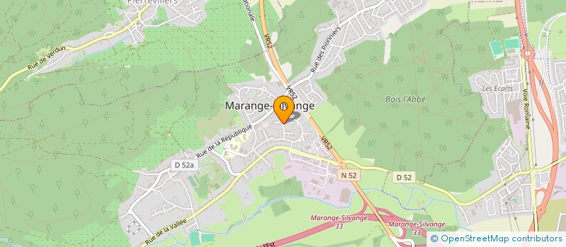 localisation de l'entreprise SCI LANVOL  MARANGE-SILVANGE